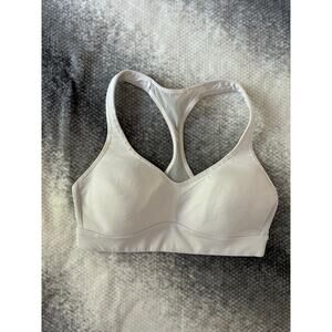 Lululemon Speed Up Bra High Support for C/D Cup White Mesh Back Racerback * 6 *